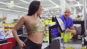 Love Make, J Mac And Emily Grey In Seduced To Make Love In The Supermarket