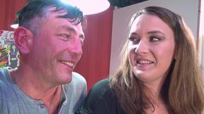 Tattooed big ass chick smashed in her chubby ass