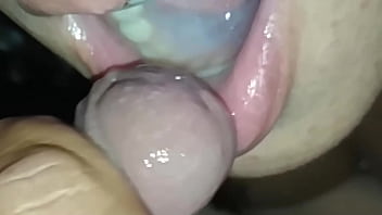 My wife sucking my friend, deep throat and eating cum, my wife&#039_s best friend