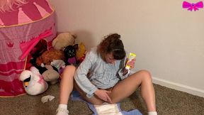 butt plug diap girl abdl dakota marr ageplay