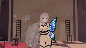 R-18 Arknights Skadi x Butterfly and Insects Dream of You - xButterflysMMD - Emerald Wings Color Edit Smixix