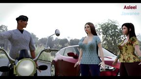 Two town girl&#039;s fucked by a farmer