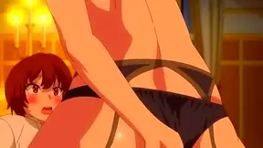 Maid Teases Bold Warrior with Seductive Touches in Steamy Anime Tryst