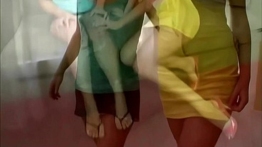 Mickey Graham and Lisa Neils Lesbian Dildo Play