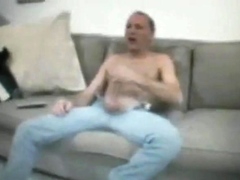 Big-Cock Dad Shows Off His Huge Flaccid Package