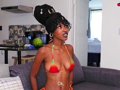 Big Tits Ebony Teen Rough Face Fucked