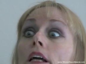 Horny blonde grandma wants attention