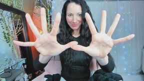 Palm Licking And Finger Stretching