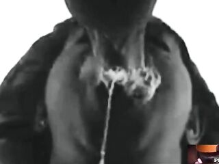 CONSUMMATE LIPS--goes black an white with a sloppy butt MOUTH!!!