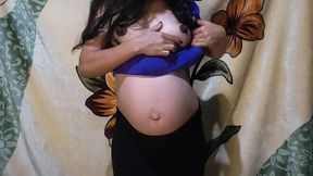 comeu o cuzinho da novinha gravida e ainda gozou dentro!