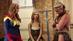 Lesbian threesome - Cosplay