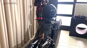 Edging bound... balloon head T1 getting ready and hard - Alex Latex