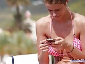 Topless Beach teens Voyeur HD
