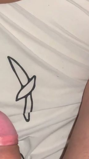 GREAT CUMSHOT WHILE RESTING IN BED TO MY MOTHER-IN-LAW   Clip 1