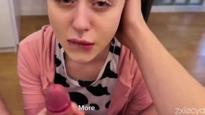 Lesbian Stepsister Tries Dick for the First Time
