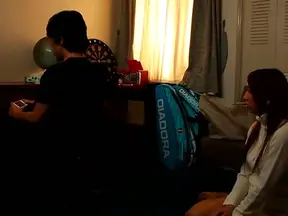 Adorable Sweet Asian Babe Gives Blow Job Before Titty Fucking Feast