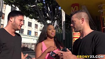 Busty Ebony Lisa Tiffian Gets DP&#039_d