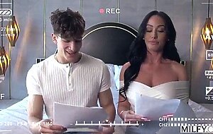 Milfy stunner milf jennifer can't resist young actor's cock