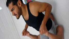 Ass Humiliation for Lousy Wrestling Student - CUSTOM VIDEO - Sebastian Cums - Leo Blue - Manpuppy - WMV 1080