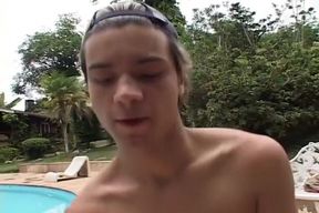 Gay Guy Fucks The Smooth Pool Boy