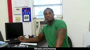 Amateur girl accepts cash for sex from stranger 6