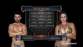 Bella Rossi vs Rick Fantana in an intergender bout for supremacy