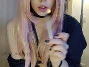 Egirl Student smoking after school(full vid on my 0nlyfans/ManyVids)