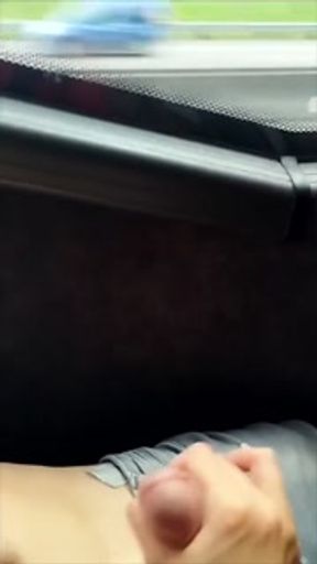 She jerks me off on the bus and I cum (risky)