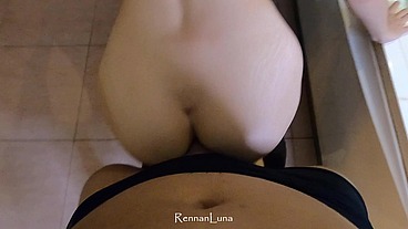 Ai Meu CU! Novinha Deu o Cuzinho pro Boy Foder no Motel sem Cuspe e sem Pena! (Rennan Luna e Gabbie Luna)