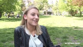 Curious Solo Girl Tamara from Munich Explores Her Pleasure in a Private Moment