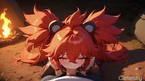 koleda bilobog went hiking, but a guy caught her in the forest and had sex with her while she was enjoying herself.[ai]