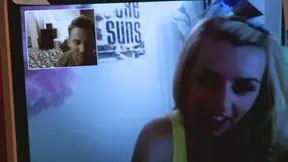 Blonde bombshell Lexi Belle takes a big cock in her shaved pussy