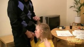 Dirty Grandpa Fucks European Babe