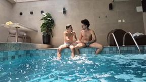 HOT KISSES IN THE POOL - BY NICK NORRIS AND MARLON NOBY - CLIP 1
