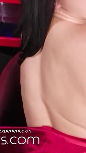 Jaw-dropping moment from "VR BANGERS Brunette Singer Sucking, Fucking And Screaming"