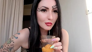 Dominatrix Nika tangerine saliva and saliva . Do you like signature s from Dominatrix?