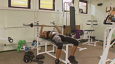 Cassandra Wild, DP Threesome at the Gym
