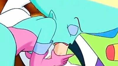 Watch as a kinky cartoon couple gets animated with Buzz Lightyear