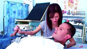 Something is wrong with mr doctor - The patient helps as best she can