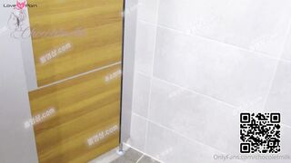 Korean Twitters #Uub892 - Choco Milk Masturbation in Bathroom