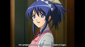 Ayudando con el cafe