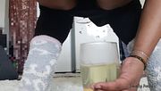 I Feel So Dirty PISSING in a Glass - Who wants to Drink it