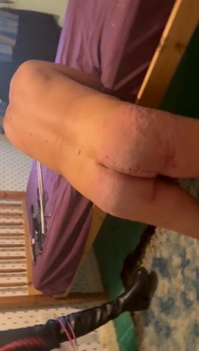 The sting of a bull whip