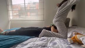 She Ties Me up and Then Facesitts Me to Orgasm