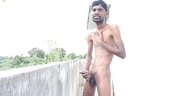 Rajesh spitting on the dick, spanking, showing ass, butt, moaning and huge cum load