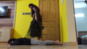 Madam Punishing Servant Full Weight Body Trample