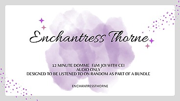 F4M FemDom JOI CEI 6