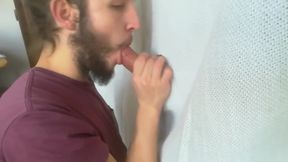 Homemade POV gloryhole cum in mouth