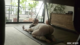 Dirty Yoga With Hot Latina Miki Infinita