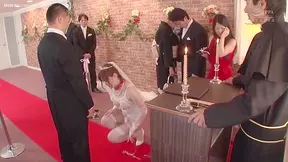 Shy Insane Japanese Bride Gets Dominated and Degraded In Her Wedding Day!